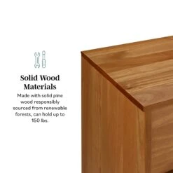 Walker Edison Sloane Mid Century Modern Solid Wood Dresser -Walker Edison 117255WEImages Bedroom BR6DSLDR Materials