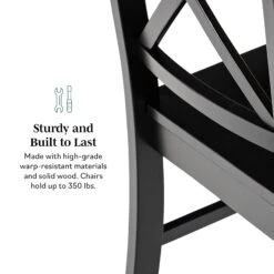 Walker Edison Millwright Dining Chair 19 Walker Edison Millwright Dining Chair -Walker Edison 117255WEImages Dining Kitchen CHW2 Materials