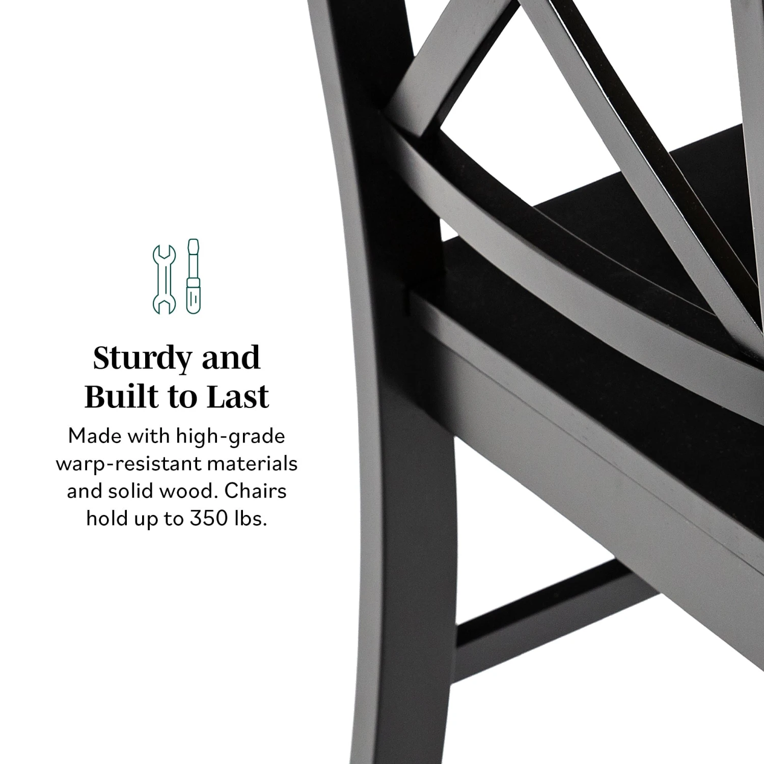 Walker Edison Millwright Dining Chair 4 Walker Edison Millwright Dining Chair - Image 4