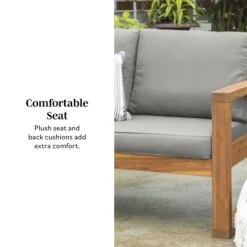 Walker Edison Hudson Outdoor Loveseat 9 Walker Edison Hudson Outdoor Loveseat -Walker Edison 117255WEImages Outdoor OWOSLS Seat