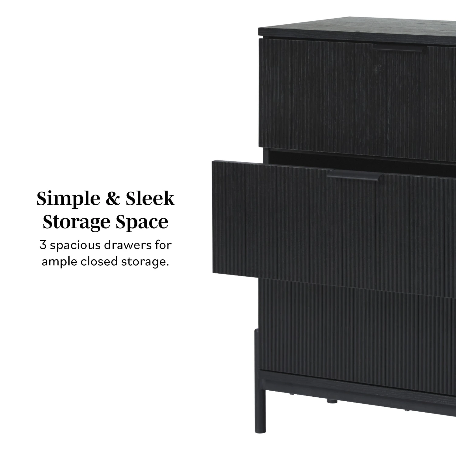 Walker Edison Paris Modern Scandinavian Reeded Dresser 13 Walker Edison Paris Modern Scandinavian Reeded Dresser - Image 13