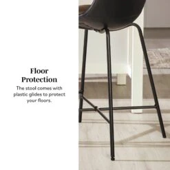 Walker Edison Xuma Modern Upholstered Seating Collection (Dining Chair Or Counter Stool), Set Of 2 36 Walker Edison Xuma Modern Upholstered Seating Collection (Dining Chair Or Counter Stool), Set Of 2 -Walker Edison 117326WEImages Dining Kitchen XUMD7D Protection 577b6b9f 13d8 4e33 9785 62217d14d6ab