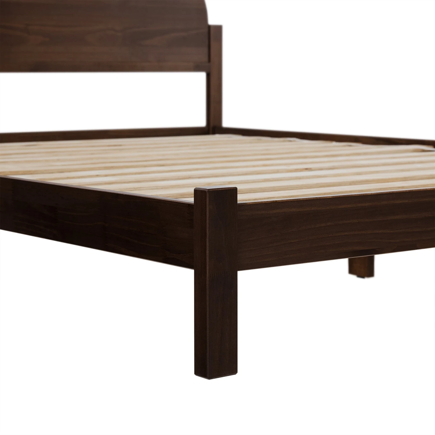 Walker Edison Elias Solid Wood Queen Bed With Arched Headboard 7 Walker Edison Elias Solid Wood Queen Bed With Arched Headboard - Image 7