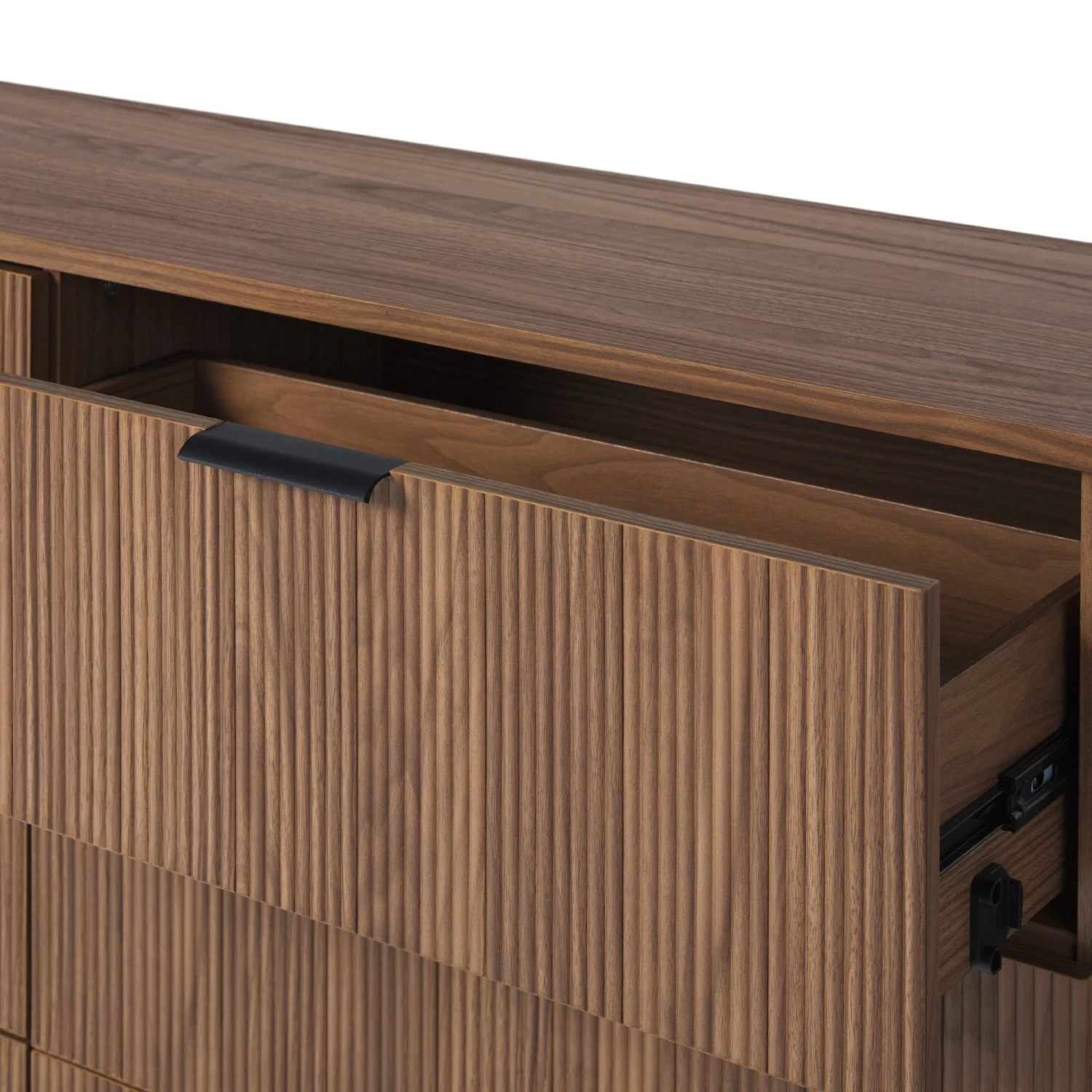 Walker Edison Paris Modern Scandinavian Reeded Dresser 8 Walker Edison Paris Modern Scandinavian Reeded Dresser - Image 8