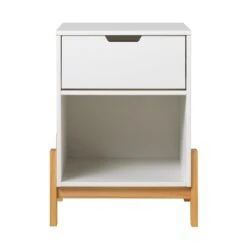 Walker Edison 1 Drawer Scandi-Minimalist Nightstand