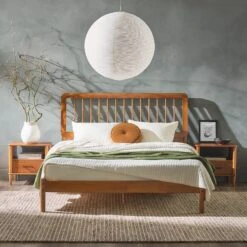 Walker Edison Cama Mid-Century Modern Slatted Solid Wood Bedframe Collection 24 Walker Edison Cama Mid-Century Modern Slatted Solid Wood Bedframe Collection -Walker Edison 46525483b976cb242f360ac0ab4a2a9e87033cc6