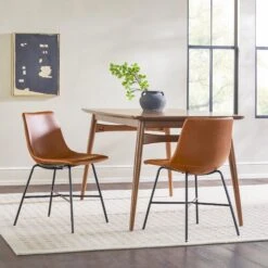 Walker Edison Xuma Modern Upholstered Seating Collection (Dining Chair Or Counter Stool), Set Of 2 29 Walker Edison Xuma Modern Upholstered Seating Collection (Dining Chair Or Counter Stool), Set Of 2 -Walker Edison 5b31ba75ad29108381c996d22621d51ec637913d