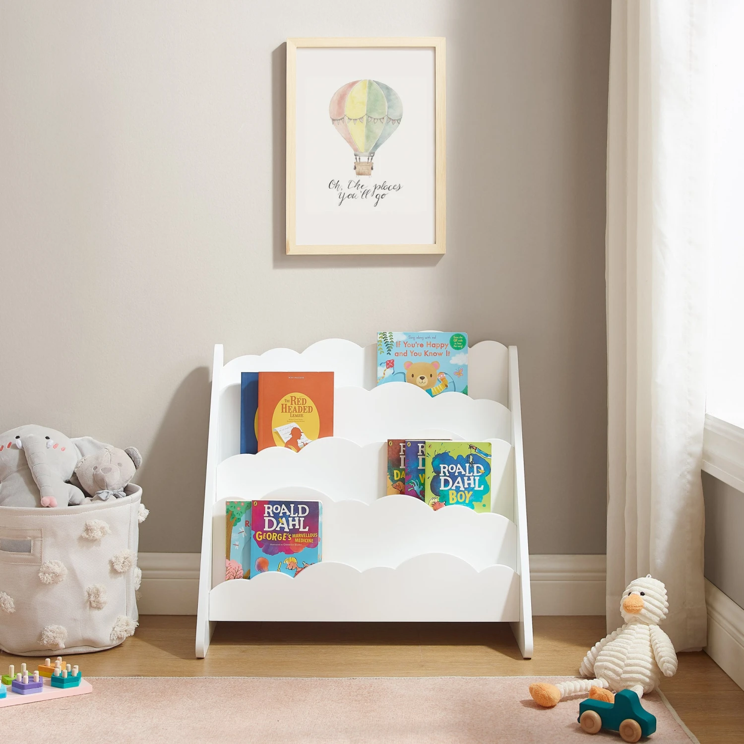 Walker Edison 24" Youth Cloud Bookcase 1 Walker Edison 24" Youth Cloud Bookcase