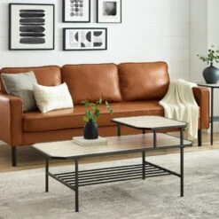 Walker Edison Dorothy Tiered Coffee Table