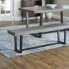 Walker Edison Solid Wood Dining Bench