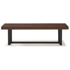 Walker Edison Solid Wood Dining Bench -Walker Edison B60SWDMA 2 85fe00bc 38c7 450c 98c5 a232690cd054