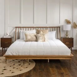 Walker Edison Spindle Back Solid Wood Beds 38 Walker Edison Spindle Back Solid Wood Beds -Walker Edison BKSPINCA 2Overstockcopy