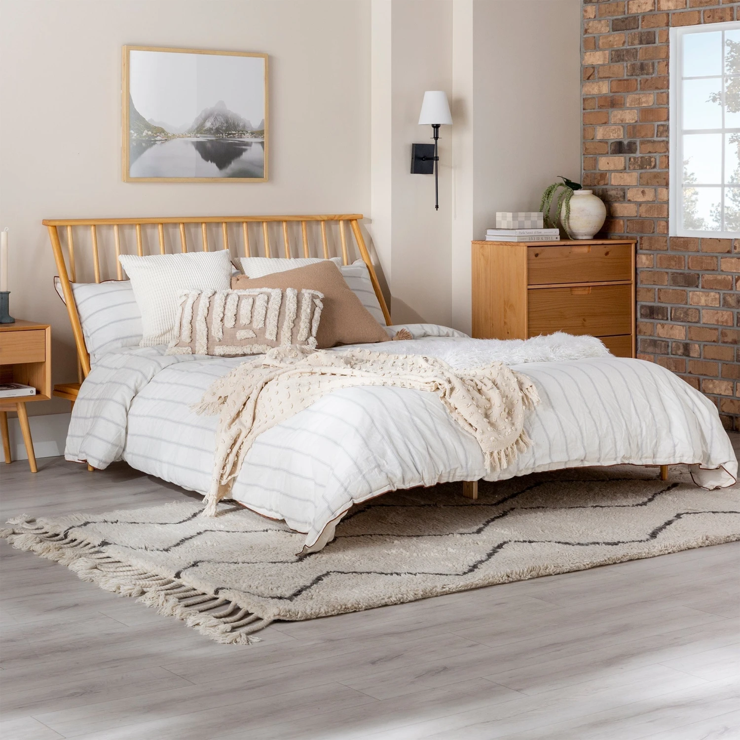 Walker Edison Spindle Back Solid Wood Beds 15 Walker Edison Spindle Back Solid Wood Beds - Image 15