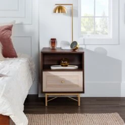Walker Edison Gwen Nightstand -Walker Edison BR20GWN1DDWWP US Shopify LS 02