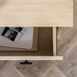 Walker Edison Clyde Classic 2-Drawer Nightstand / Side Table -Walker Edison BR2DCLNSWO EW US DTL 07