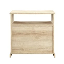 Walker Edison Clyde Classic 2-Drawer Nightstand / Side Table -Walker Edison BR2DCLNSWO SILO ALL FB 04
