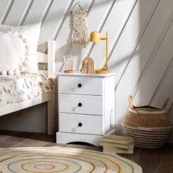 Walker Edison Ben 3-Drawer Nightstand -Walker Edison BR3DBENNSWH 01 Shopify