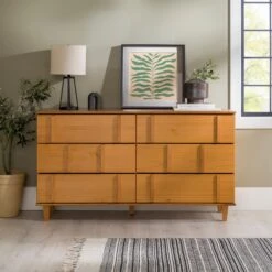 Walker Edison Bronx Modern Solid Wood Dresser 20 Walker Edison Bronx Modern Solid Wood Dresser -Walker Edison BR60BRX6DCA US Amazon LSV2 02