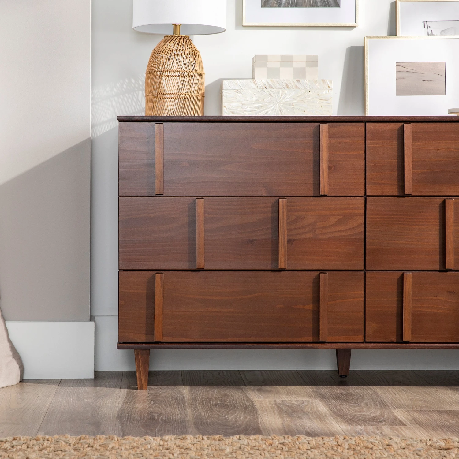 Walker Edison Bronx Modern Solid Wood Dresser 5 Walker Edison Bronx Modern Solid Wood Dresser - Image 5