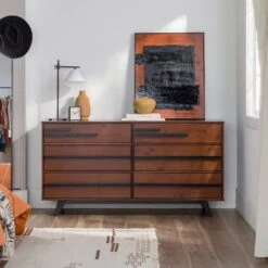 Walker Edison 6-Drawer Solid Wood Modern Dresser
