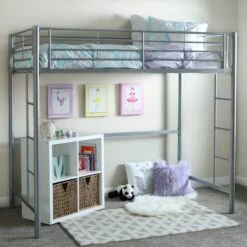 Walker Edison Sunset Twin Loft Bunk Bed