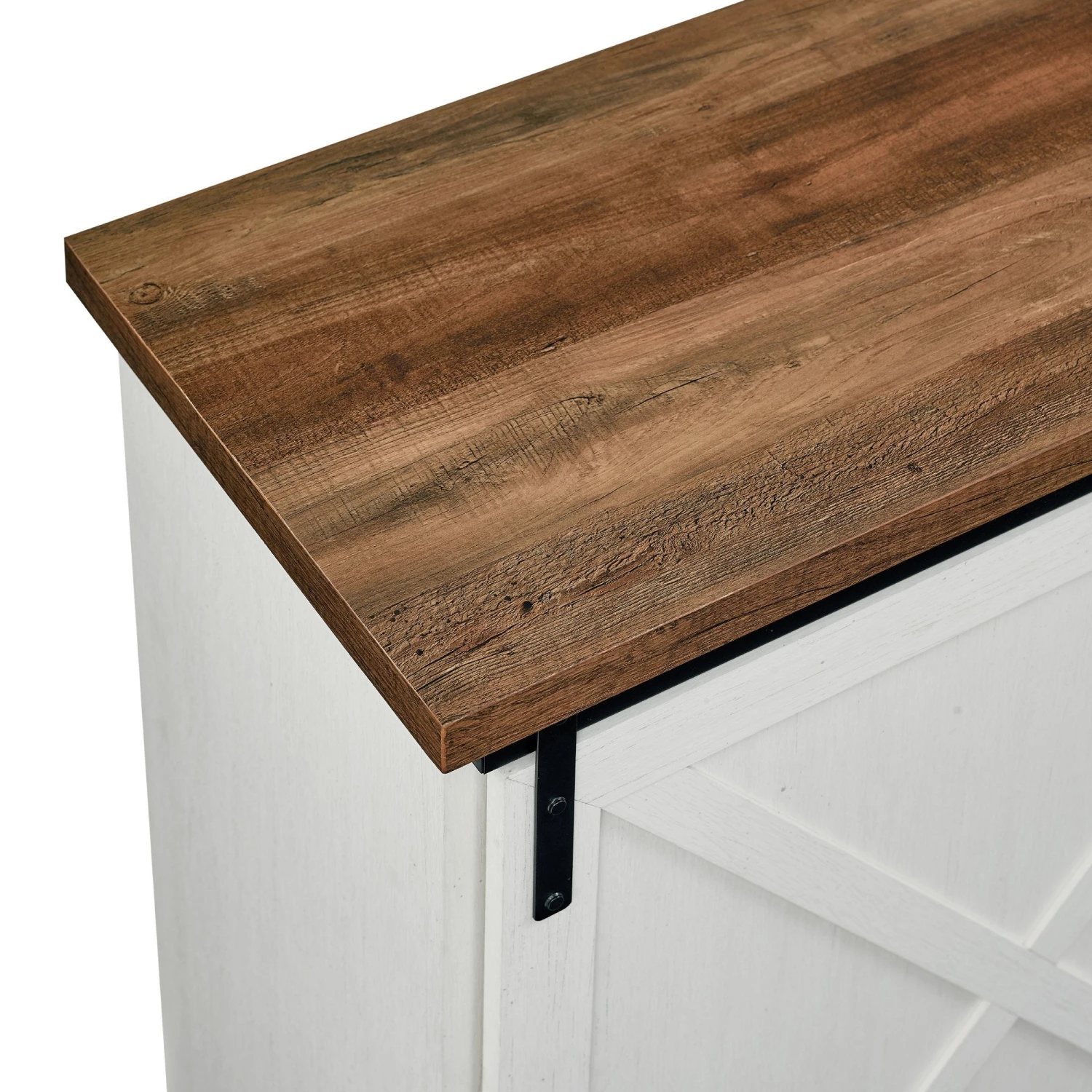 Walker Edison Sliding X Barn Door Sideboard 8 Walker Edison Sliding X Barn Door Sideboard - Image 8