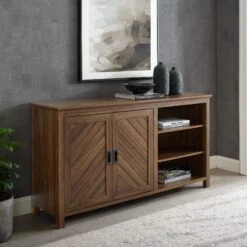 Walker Edison Mila Angled Groove Sideboard