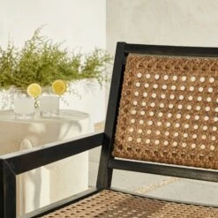 Walker Edison Colby Boho Solid Wood Outdoor Accent Chair 31 Walker Edison Colby Boho Solid Wood Outdoor Accent Chair -Walker Edison CLB8JBL ALL US DTL 02