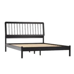 Walker Edison Cama Mid-Century Modern Slatted Solid Wood Bedframe Collection 39 Walker Edison Cama Mid-Century Modern Slatted Solid Wood Bedframe Collection -Walker Edison CMAB5CBL ALL SILO FB 01