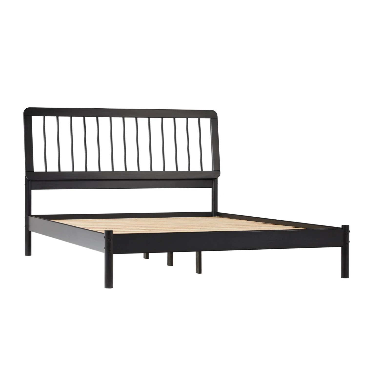 Walker Edison Cama Mid-Century Modern Slatted Solid Wood Bedframe Collection 20 Walker Edison Cama Mid-Century Modern Slatted Solid Wood Bedframe Collection - Image 20