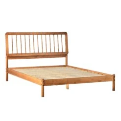 Walker Edison Cama Mid-Century Modern Slatted Solid Wood Bedframe Collection 26 Walker Edison Cama Mid-Century Modern Slatted Solid Wood Bedframe Collection -Walker Edison CMAB5CCA ALL SILO FB 01
