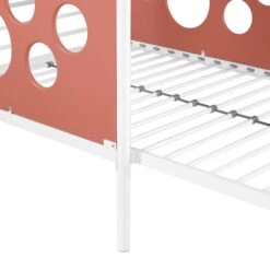 Walker Edison 60" L-Shape Bunk Bed With Cut Out Panels -Walker Edison DEVK3HTCP SILO ALL DTL 01