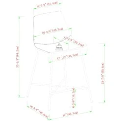 Walker Edison Xuma Modern Upholstered Seating Collection (Dining Chair Or Counter Stool), Set Of 2 34 Walker Edison Xuma Modern Upholstered Seating Collection (Dining Chair Or Counter Stool), Set Of 2 -Walker Edison L XUMD7D d7e96079 9f96 4bc9 8349 a5c989e1b8a8