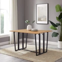 Walker Edison 47" Modern Drop-Leaf Dining Table -Walker Edison MMDK48DTLAV RS17 Amazon LS 01