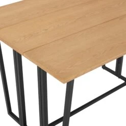 Walker Edison 47" Modern Drop-Leaf Dining Table -Walker Edison MMDK48DTLAV SILO ALL DTL 01