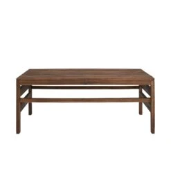Walker Edison 42" Acacia Patio Coffee Table -Walker Edison OW42SANCTDB WCO 2
