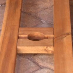 Walker Edison Midland 7-Piece Acacia Patio Dining Set W/ Cushions - Brown 11 Walker Edison Midland 7-Piece Acacia Patio Dining Set W/ Cushions - Brown -Walker Edison OW7SBR 5