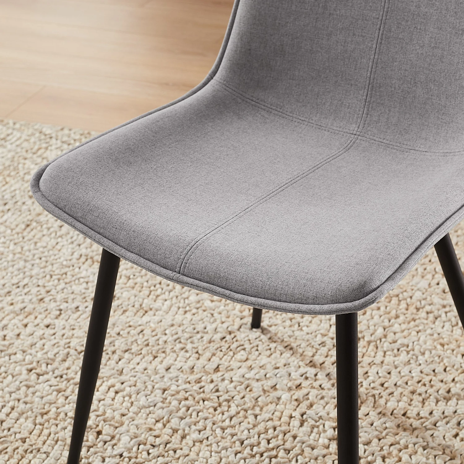 Walker Edison Tribeca Upholstered Dining Chair, Set Of 2 5 Walker Edison Tribeca Upholstered Dining Chair, Set Of 2 - Image 5