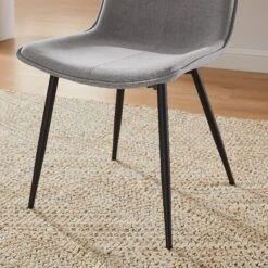 Walker Edison Tribeca Upholstered Dining Chair, Set Of 2 25 Walker Edison Tribeca Upholstered Dining Chair, Set Of 2 -Walker Edison TRBU4OFG RS GAP DTL 02