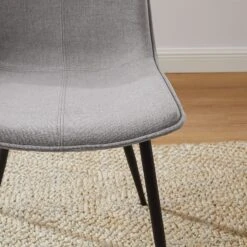 Walker Edison Tribeca Upholstered Dining Chair, Set Of 2 23 Walker Edison Tribeca Upholstered Dining Chair, Set Of 2 -Walker Edison TRBU4OFG RS GAP DTL 05