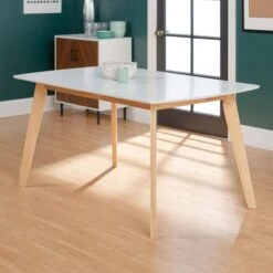 Walker Edison Retro Modern Dining Table