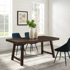 Walker Edison 70" Trestle Dining Table