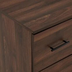 Walker Edison Modern Wood 6-Drawer Buffet - Dark Walnut -Walker Edison WE BU52SV6DDW 2