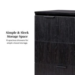 Walker Edison Paris Modern Scandinavian Reeded Dresser 32 Walker Edison Paris Modern Scandinavian Reeded Dresser -Walker Edison f25042696b9e267382a486c084be5f23ac71872a